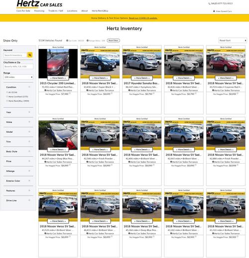 Where You Can Buy Hertz Cars At Huge Discounts ZeroHedge